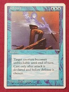 Magic The Gathering CHRONICLES TELEPORT blue card MTG - Picture 1 of 2