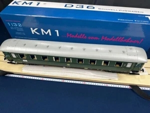 KM1 D36 Schnellzugwagen 203510 DB 2nd Class Passenger Car Scale 1 New - Picture 1 of 15