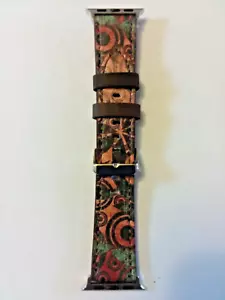 Elegante cinturino per orologio in pelle 38 mm per Apple Watch cinturino regolabile da 5 pollici a 7 pollici - Foto 1 di 3
