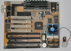 MSI MS-5146 Sockel 7 ISA retro Mainboard + Pentium MMX 233MHz + 64MB RAM - Afbeelding 1 van 3