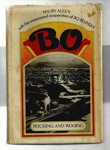 Baseball BO PITCHING AND WOOING Bo Belinsky w.dj 1973 Ex++ 1st Edition - Bild 1 von 4