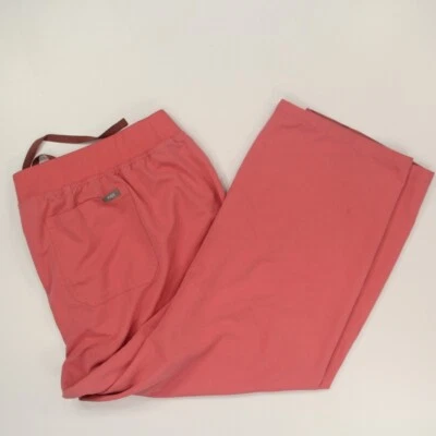 Figs Womens Scrub Livingston Pant Size 4XL Petite Mauve Pull-on Stretch Nursing - Image 1 of 4