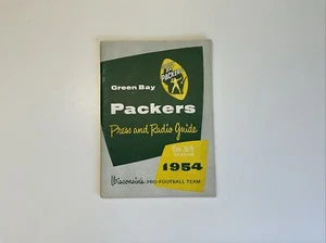 Vintage 1954 Green Bay Packers Official Press And Radio Guide NFL Football - Picture 1 of 21