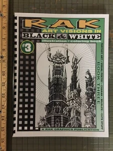 RAK ART VISIONS IN BLACK & WHITE libro #3 - CHAKAN FANTASY & SURREAL arte por RAK - Imagen 1 de 6