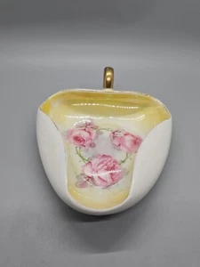 Vintage porzellanfabrik moschendorf rolled trinket dish - Picture 1 of 4