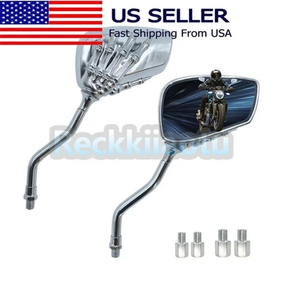 Espejos retrovisores de motocicleta para Honda Magna 750/MTX200/MTX50/MTX80/NC700S/NC700X Foto 1 de 4