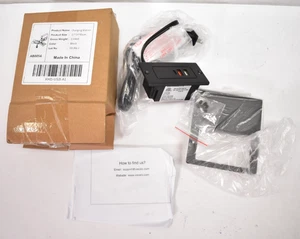 Type C Recessed Power Strip Socket USB A w 2 USB-C Plug Ins JN06-03-22 - Picture 1 of 7