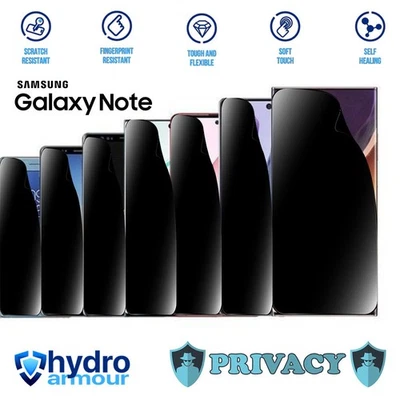 Heavy Duty Privacy Matte Anti Glare Hydrogel Screen Protector Film Samsung Galax - Image 1 of 4
