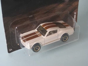 Matchbox 1965 Ford Mustang White Gold Stripes Classic USA 68mm Toy Model car - Picture 1 of 2