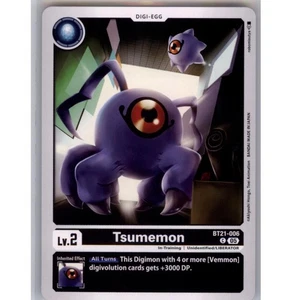 Tsumemon Regular Common World Convergence BT21-006 C NM - Picture 1 of 2