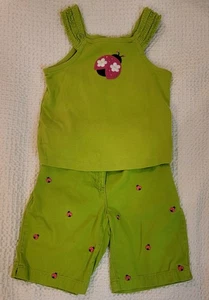 Gymboree Pretty Lady Outfit With Embroidered Ladybugs - Size 6 - Picture 1 of 2