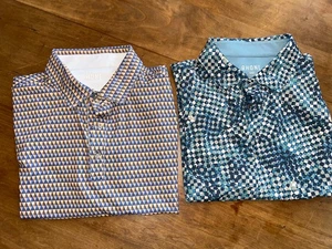 Rhone Golf Polo Shirts, Short Sleeve, Men's Medium - Picture 1 of 8