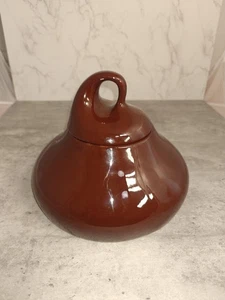 Vintage Hershey Chocolate Kiss Morsel Unwrapped Cookie Jar - Picture 1 of 9