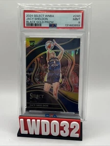 2024 Panini Select WNBA - Courtside Jacy Sheldon #240 Black Gold Prizm /5 (RC) - Bild 1 von 3