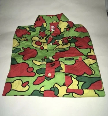 A Bathing Ape Psyche Camo Button Up Og Bape 2001 Extremely Rare PRICE DROP! - Image 1 of 4