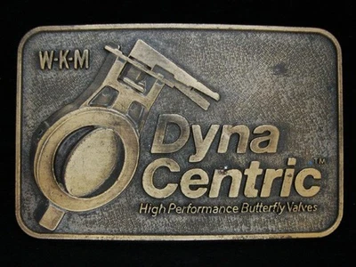 NG19154 HEBILLA DE CINTURÓN VINTAGE AÑOS 70 **DYNA CENTRIC W-K-M** PEILFIELD BRASSTONE Foto 1 de 2