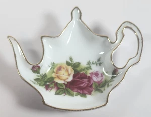 Royal Albert Old Country Roses Porzellan Teebeutel Halter einzeln Ersatz EUC - Bild 1 von 3