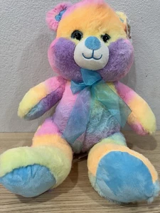 "Oso de peluche de peluche arco iris - animal de peluche suave de 22"" nuevo con etiqueta" - Imagen 1 de 3