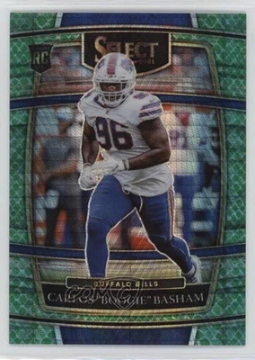 2021 Select Concourse Dragon Scale Prizm 54/89 Carlos Boogie Basham Jr Rookie RC - Image 1 of 3