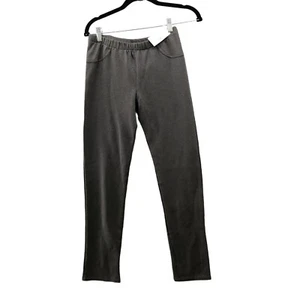 NWT Carter's Youth Girls Leggings Size 14 Pull On Pants Gray Metallic Lounge - Picture 1 of 10