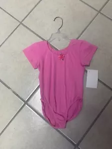 Size 4 Pink Dance Gymnastics Play Dress Up Bodysuit Leotard NWT ! - Picture 1 of 3