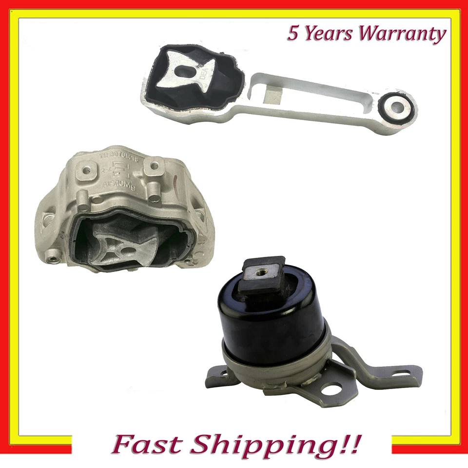 Juego de 3 piezas de montaje de motor para nuevo Volvo S60 S80 V70 SC60 XC70 Land Rover LR2 Foto 1 de 4