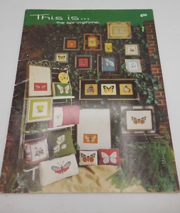 Vintage Annie Designs This Is The Sprintime Charted Graph Cross Stitch Book - Picture 1 of 6
