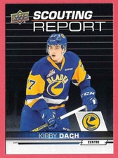 2018-19 Kirby Dach Upper Deck CHL Rookie Scouting Report - Chicago Blackhawks