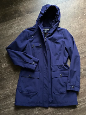 Impermeable para mujer Kristen Blake, mediano, azul/púrpura Foto 1 de 4