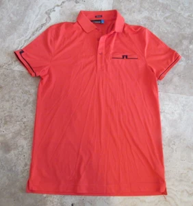 Golfhemd Herren Größe M, Medium J. Lindeberg Regular Fit, rot - Bild 1 von 2