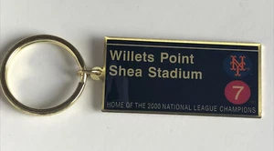 NY METS SHEA STADIUM WILLETS POINT SUBWAY STOP KEY CHAIN History from 2000 - Picture 1 of 8