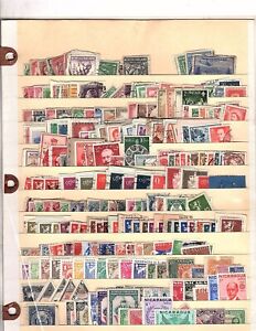 stamp Stock page Newfoundland Norway Nicaragua   239 used mh mnh  stamps (bb2