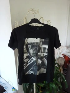 Replay T-Shirt Gr. XS/S schwarz mit einem Motiv mit einem Affen - Bild 1 von 1