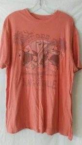 Margaritaville para hombre talla 2X coral ""El más profundo del mar el más grande el pez - Imagen 1 de 5