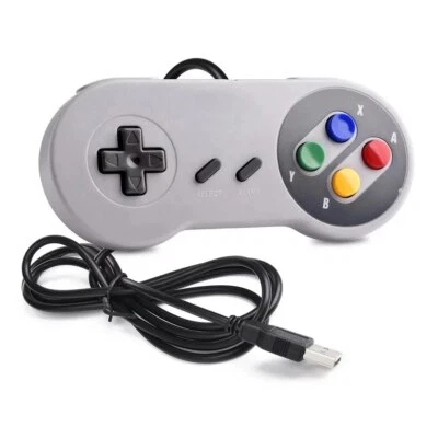 Manette de jeu USB rétro Super Snes pour PC portable console de jeux vidéo - Photo 1/4
