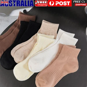 6 Pairs Women's High Quality Cotton Sock Fashion Ankle Casual Breathable Socks - Picture 1 of 8