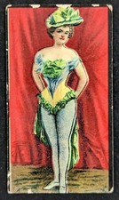 Vintage 1903 Girls in Costumes British American T440 Tobacco Card