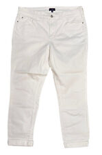 NYDJ Jeans Women's Size 14 Ankle Lift Tuck Technology White 5-Pocket Stretch