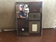 2004 Donruss Classics #CC-10 Don Mattingly  Game Used Bat 26/50 Rare ! Yankees 