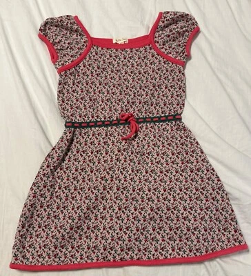 Matilda Jane Noelle Knit Dress Girls Friends Forever Floral Size 4 - Image 1 of 2