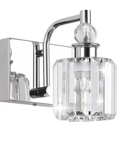 Ralbay 1 Piece Crystal Wall Sconce - Picture 1 of 5
