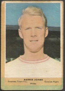 A&BC 1964/65 FOOTBALLERS - QUIZ - #33 - SWANSEA TOWN & WALES - BARRIE JONES - Bild 1 von 2