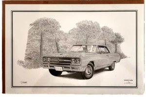 Impresión artística Chevrolet Lover's Lane de R. Wittler 2001 #22/1000 17"x11" edición limitada - Imagen 1 de 5