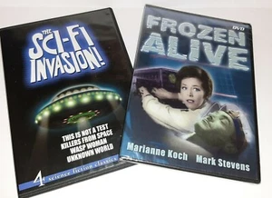 Frozen Alive NEW DVD + Killers From Space Wasp Woman CLASSIC HORROR SCI FI - Picture 1 of 7