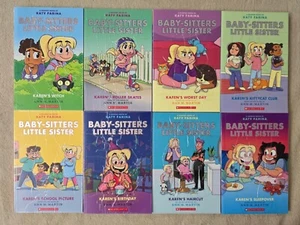 8x Baby-Sitters Little Sister - A Graphic Novel by Katy Farina - 1-8 Book Set - Picture 1 of 10