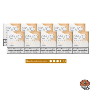 EVO AMBER Tabaksticks für Ploom Tabakerhitzer, 10x20 Stück = 1 Stange - Bild 1 von 2