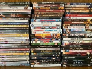 Huge DVD Lot Movies - Comedy Romance Drama Music Documentary Family New/Used - Picture 1 of 449