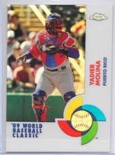 Yadier Molina 2009 Topps Chrome World Baseball Classic Refractor #122/500 #W98