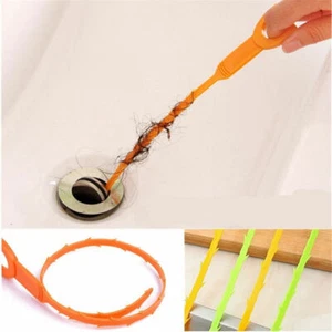 Snake Drain Clog Remover Hair Hook Sink Unclog Cleaner Tool Bathroom Kitchen - Bild 1 von 9