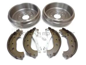 Rear 2 Brake Drums And Shoes Set And For Ford Ecosport 1.0 2019-2024 - Picture 1 of 1
